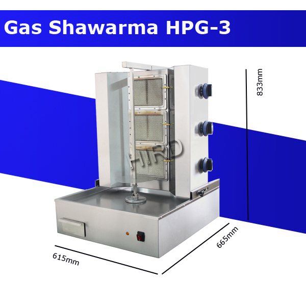 Chicken shawarma and Good shawarma flavor for Shawarma equipment
