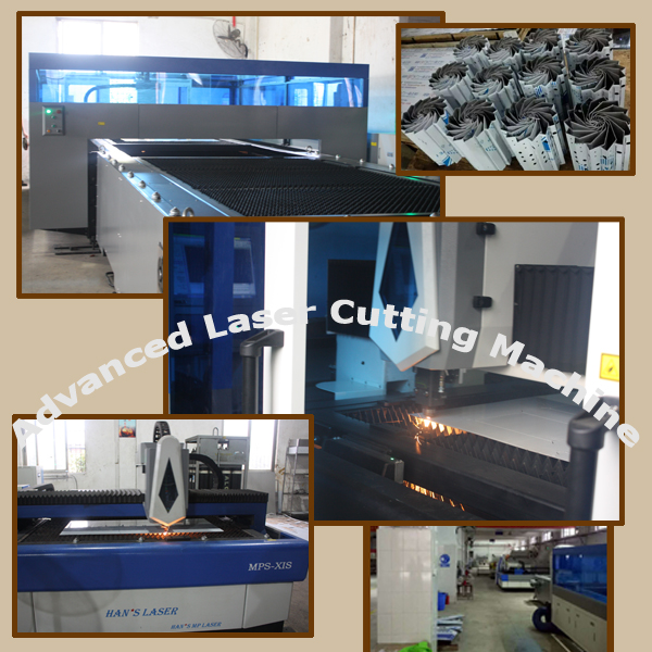 Laser cutting machine for kitchen equipment