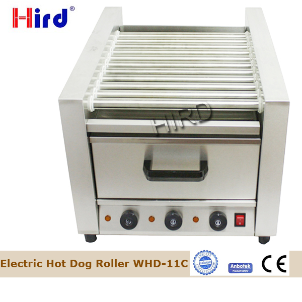 Hot dog roller warmer electric with cabinet for snack machine services