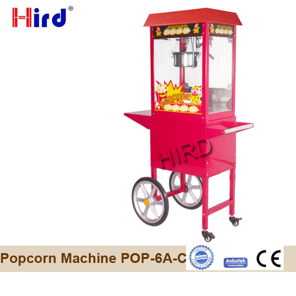 Popcorn machine with stand or popcorn machine tray
