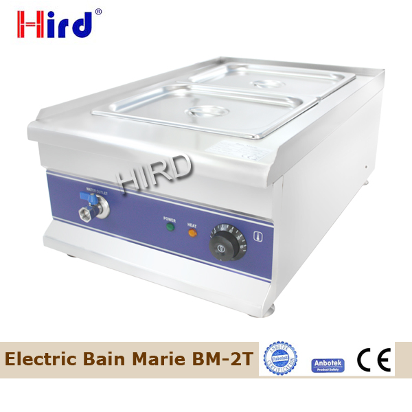 Commercial electric bain marie with bain marie 1/2