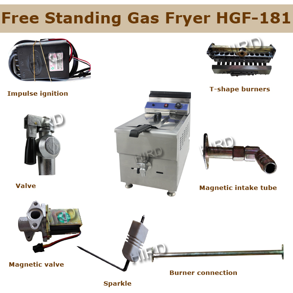 Floor Standing Gas Fryer by Hird