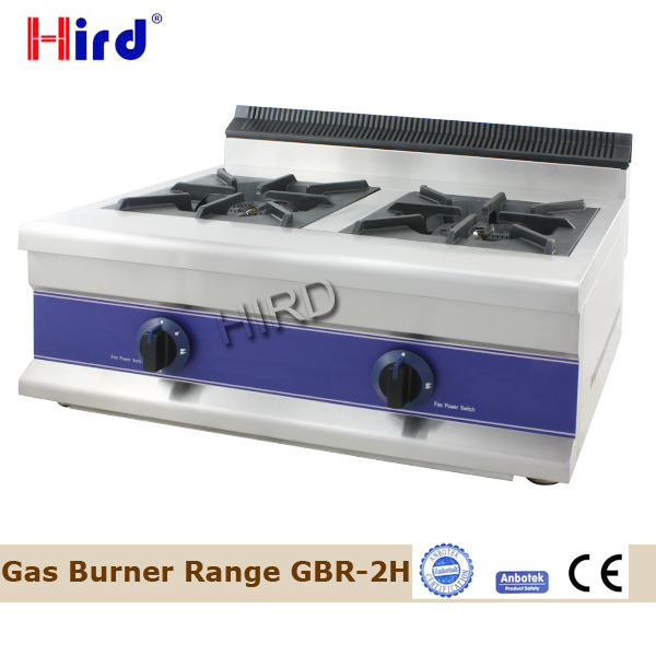 Gas burner cooking range or gas range 2 burner