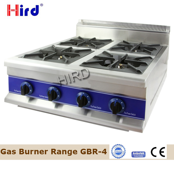 4 burner gas range commercial for gas cooker range