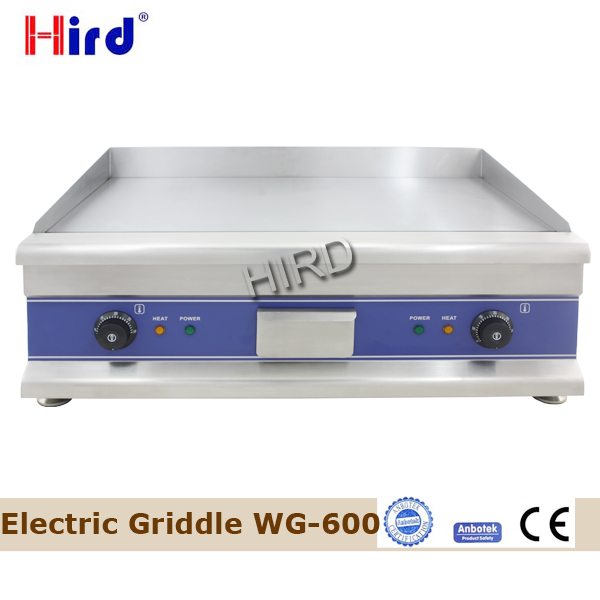 Electric griddle or Cast iron flat griddle for kitchen equipment