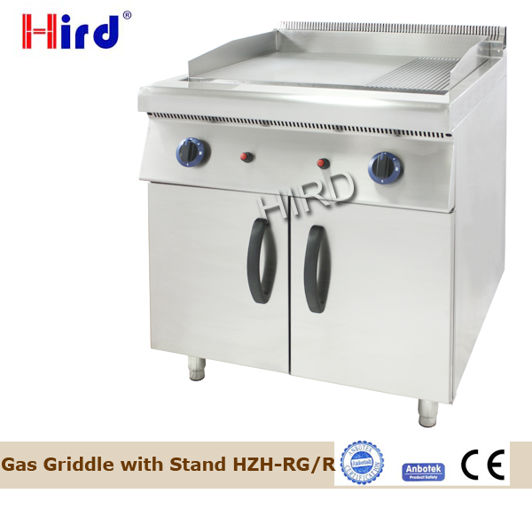 Gas griddle commercial Luxury gas griddle with cabinet for Grooved griddle