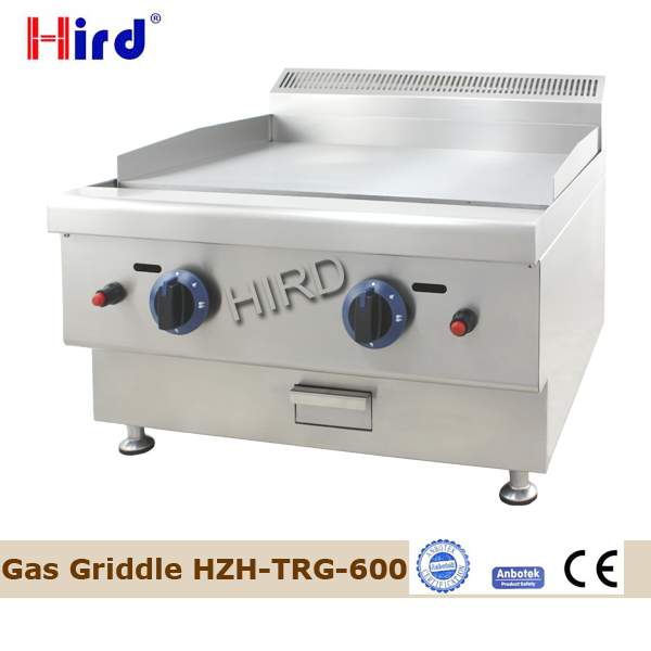 Gas griddle stainless steel LPG or Natural gas griddle