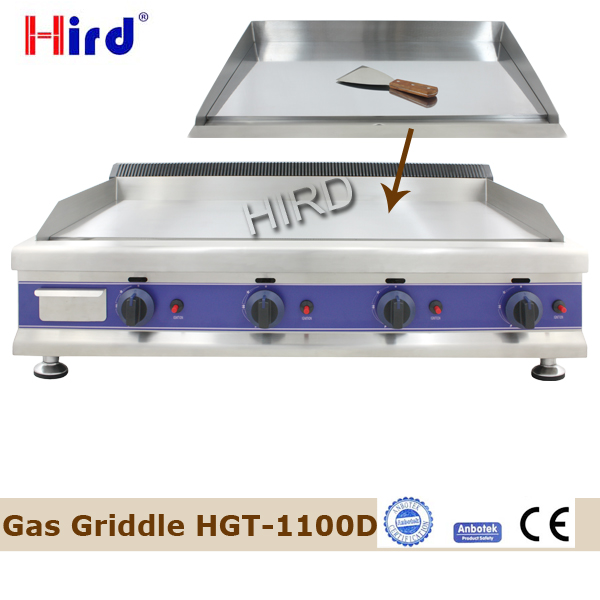 Chrome griddle mirror top gas grill for the gas griddle Made in China