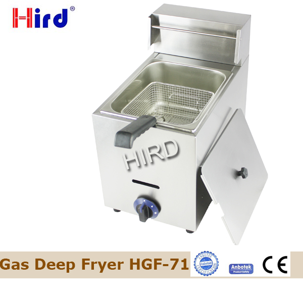 Gas deep fryer Counter top gas deep fryer Gas fryer for sale